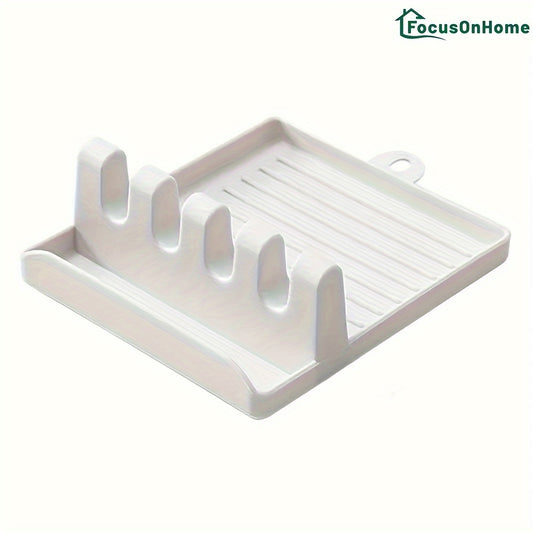 Plastic Kitchenware Holder 4 Card Cooking Utensil Rest
