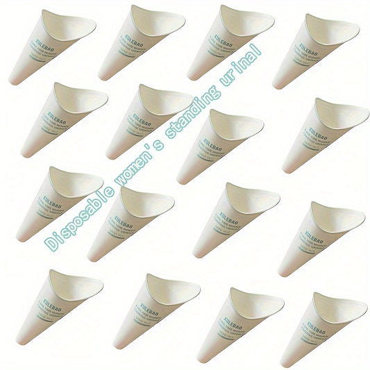 12pcs Disposable Female Standing Urinal Outdoor Travel Portable Funnel