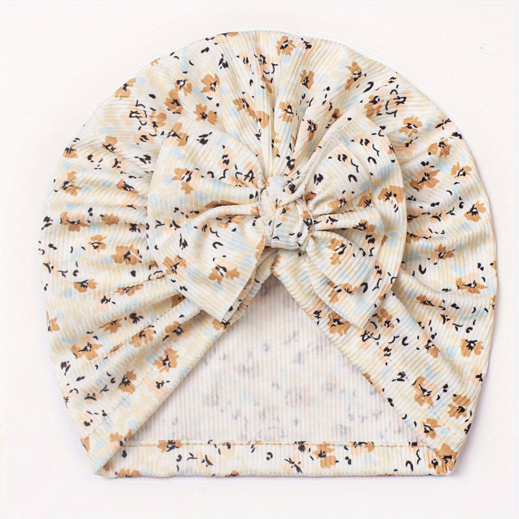 Baby Turban Headwarp Soft Bow Knotted Hat