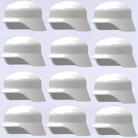 12pcs Mini Building Block Character Warrior Helmets DIY Dressing Toys