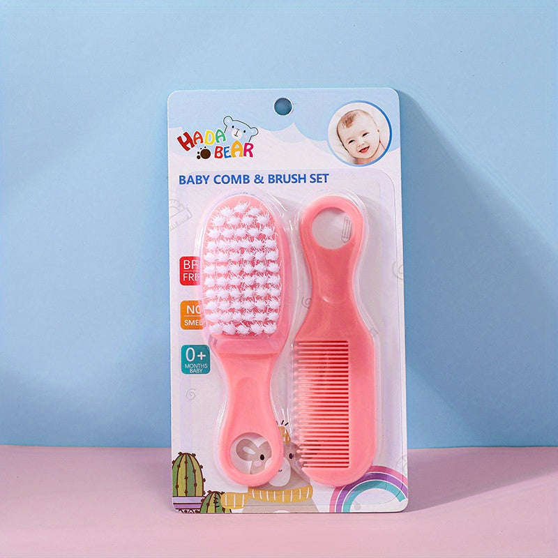 Baby Head Care Comb Brush Set for Massage