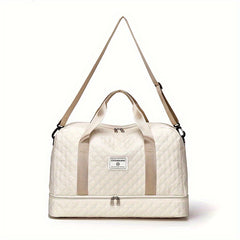 Women's Travel Duffel Bag with Wet Pocket & Shoes Compartment
