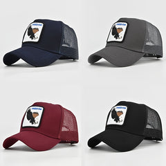Animal Embroidery Sunshade Hip Hop Baseball Cap