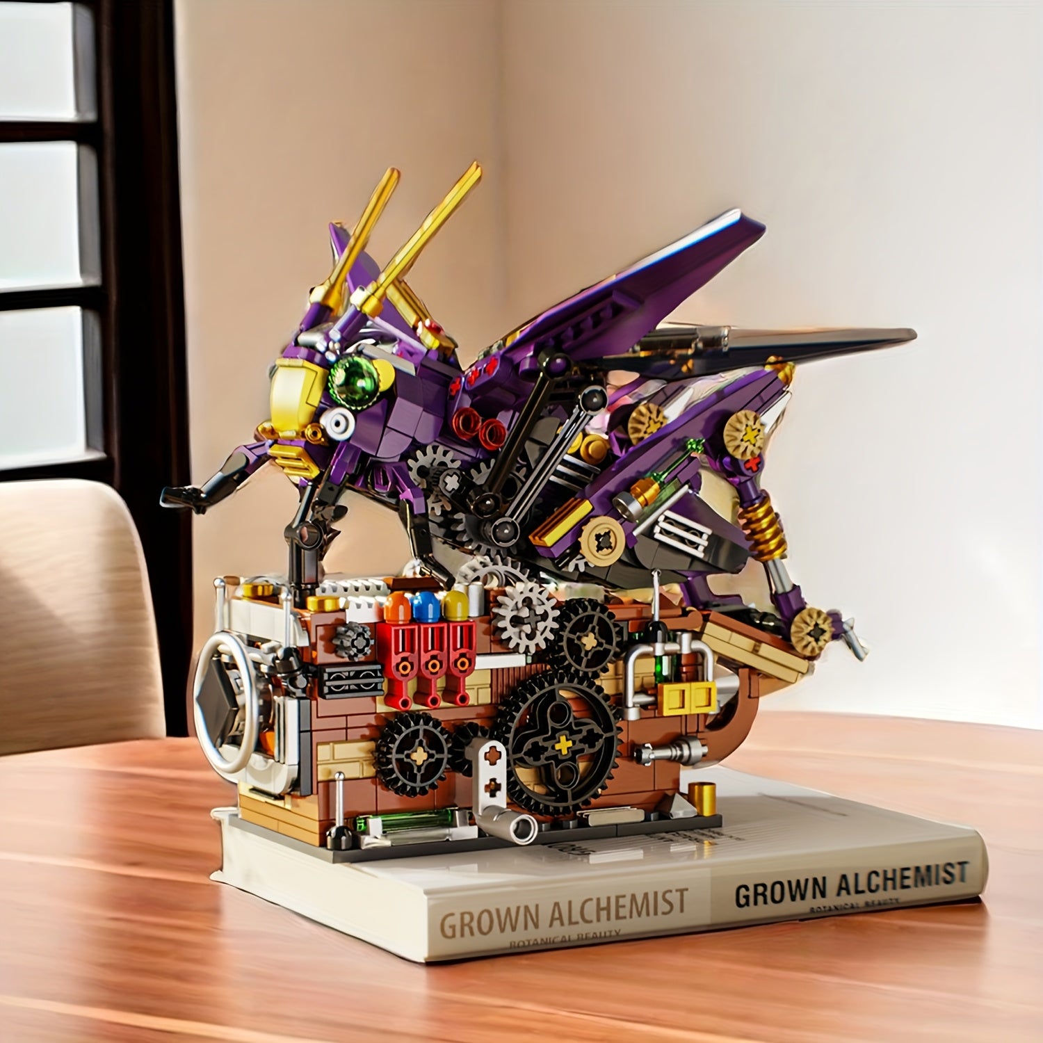Mechanical Grasshopper Model Puzzle Toy Building Block Set