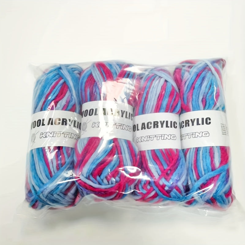 50g Colored Wool Acrylic Yarn for Knitting Crochet Hand Knitted Velvet