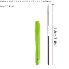 1pc Bearded Needle Crochet Hook Knitting Rod Tool