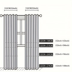 Solid Colour Velvet Curtain Blackout Grommet Top Curtains
