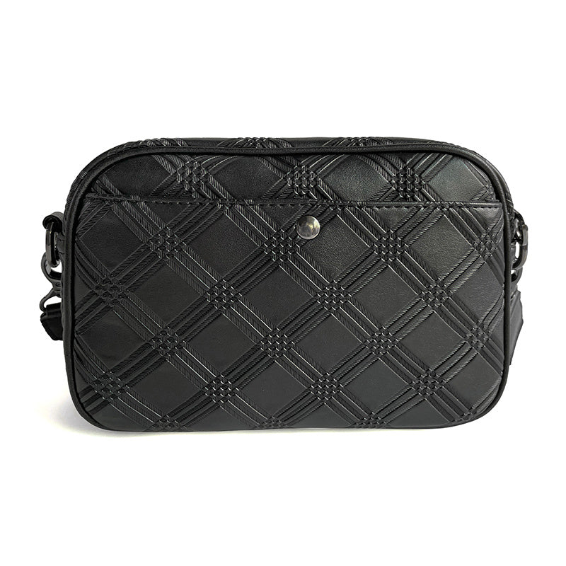 Casual Postman Shoulder Bag Plaid Small Messenger Bag Men's Bag