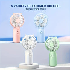 Handheld Small Fan Portable Mini Fan Pocket Fan With Desktop