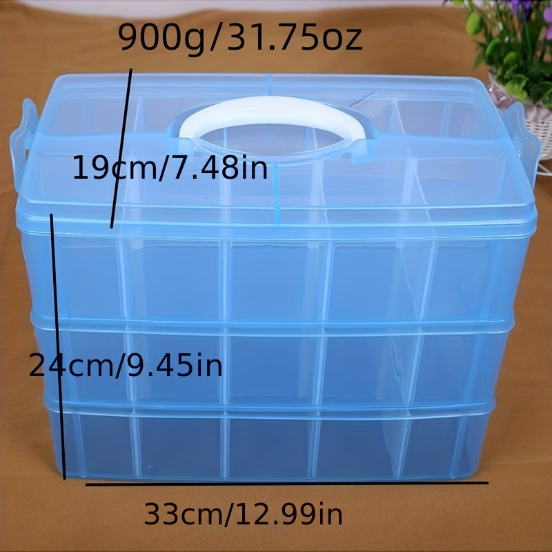 Adjustable Compartment Slot Bead Craft Jewellery Storage Organizer