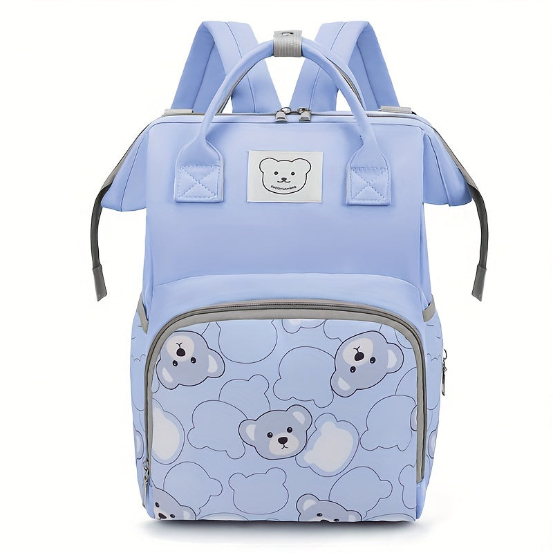 Moms Waterproof Backpack Lightweight with Bear Design