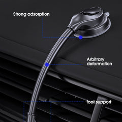 Secure Phone While Driving Car Cell Phone Holder Suction Cup Bracket