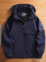 Men's Casual Zipper Pockets Windbreaker Jacket Waterproof Soft shell Jacket