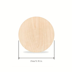 Baby Birth Sign Doorplate Decorative Pendant Wooden Round Card Souvenir