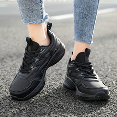 Waterproof Height Increased Running Shoes Chunky Sports Sneakers