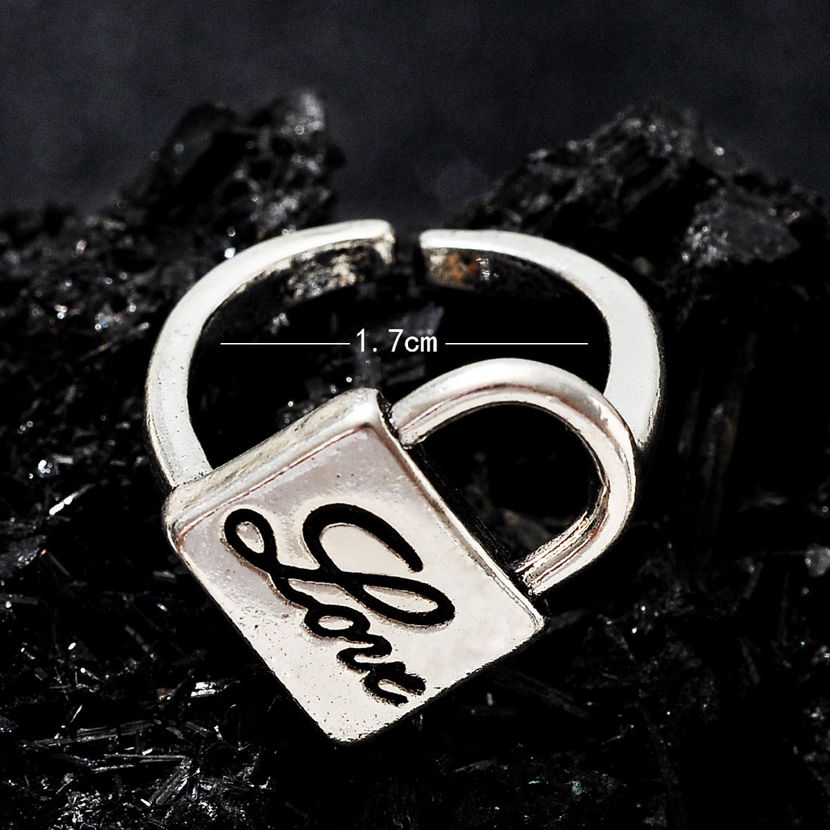 Vintage Style Men's Lock Shaped Ring