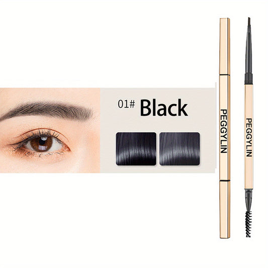 Triangle Tip Waterproof Eyebrow Pencil Golden Tube