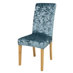 Stretch Velvet Dining Chair Slipcovers - Elegant Furniture Protection