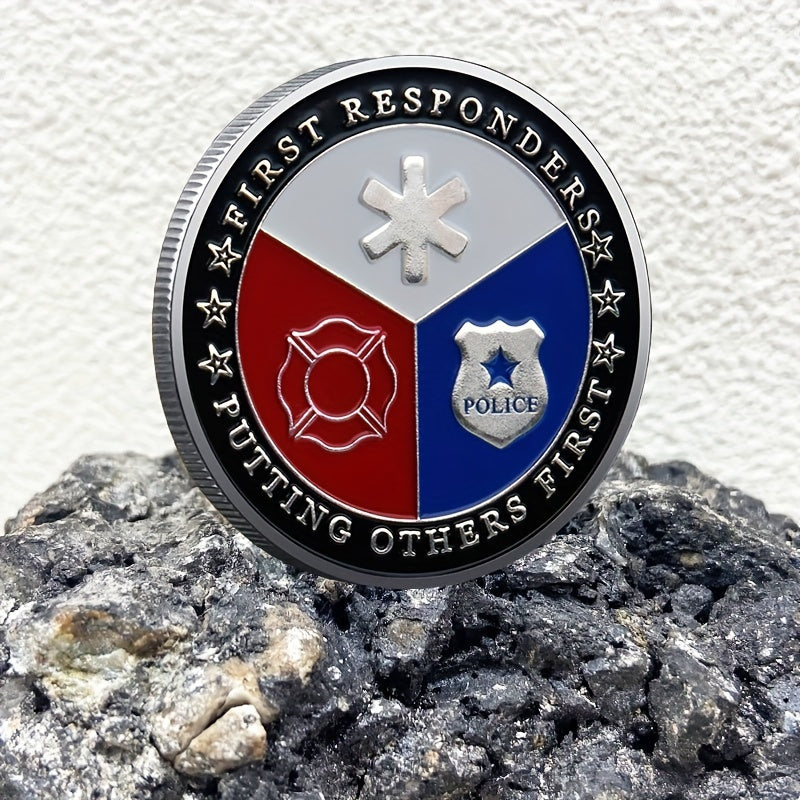 First Responders Courage Challenge Coin Gift for Collection