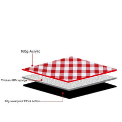 Durable Plaid Picnic Mat for Camping, Beach - Soft Blanket