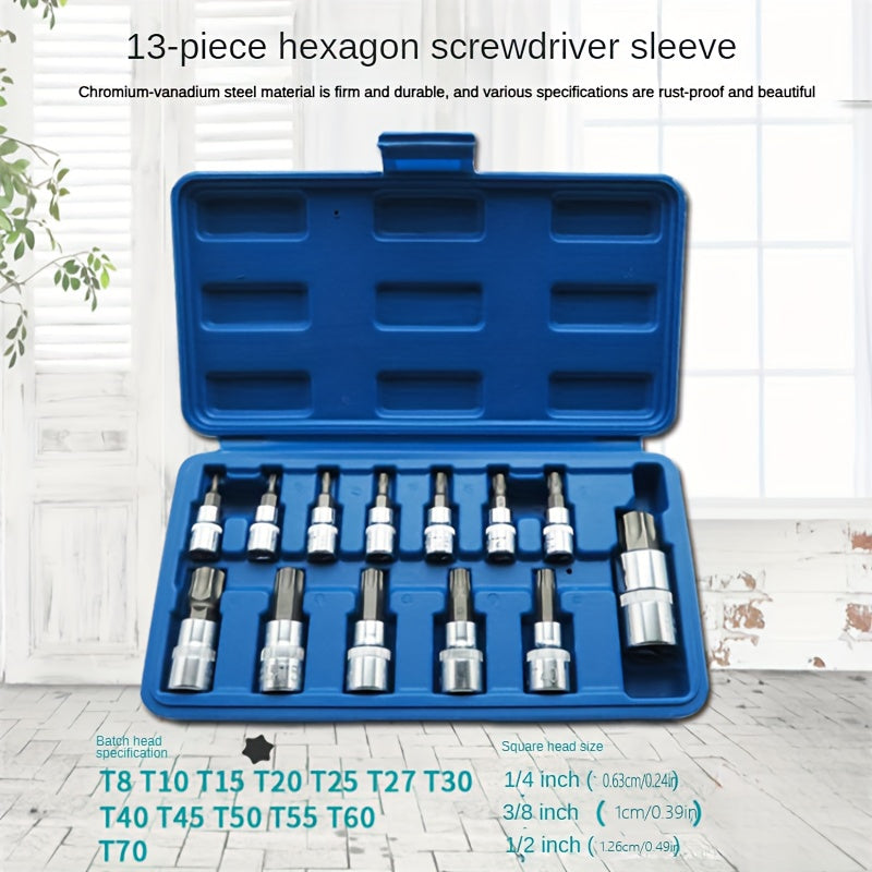 Hex Socket Wrench T-shaped Wrench Bit Set