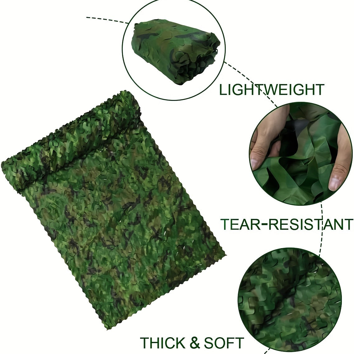 Camo Netting for Sunshade Camping Shooting