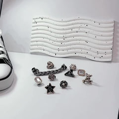 Unisex Shoe Buckle OL Shoelace Decoration DIY Matching 10pcs
