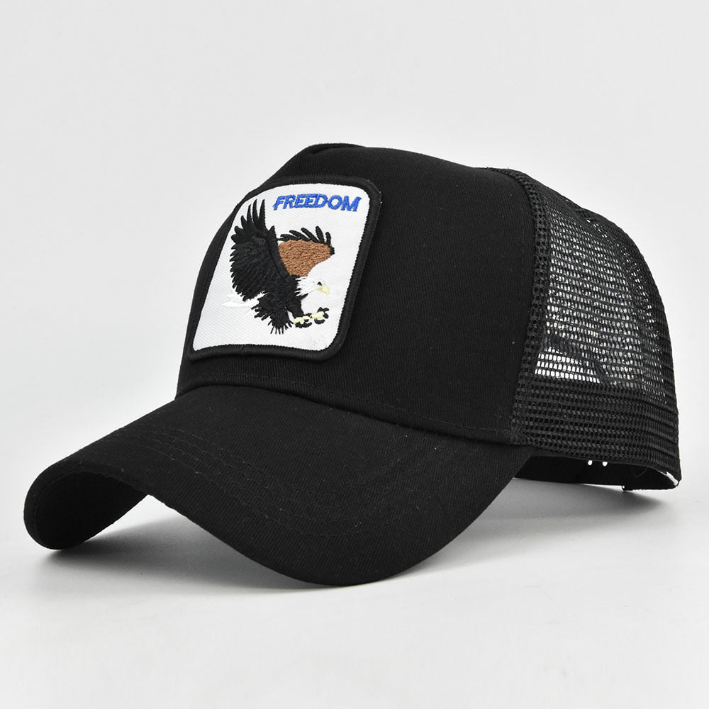 Animal Embroidery Sunshade Hip Hop Baseball Cap