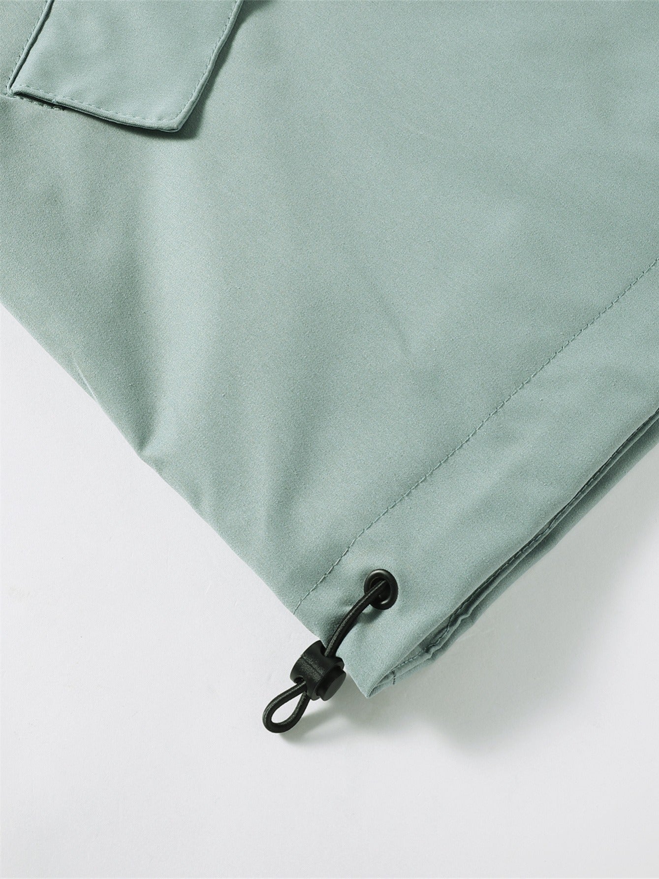 Men's Hooded Solid Windbreaker Jacket