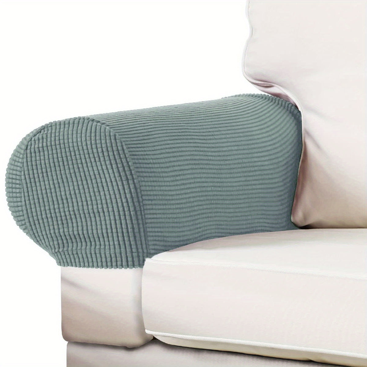 2pcs Grid Sofa Armrest Covers for Living Room Home Decor