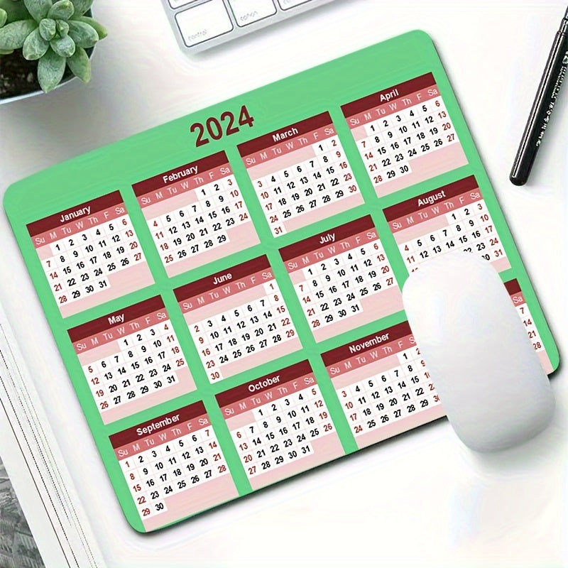 Calendar Small Size Mouse Pad Anti Slip Gamer Desktop Mouse Pad