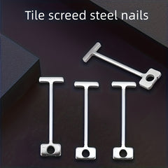 Tile Leveling System Reusable Tool Floor Wall Replaceable Steel T Pin