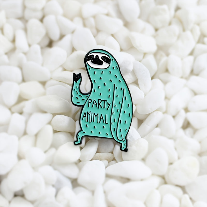 Men's Green Animal Pattern Zinc Alloy Pin