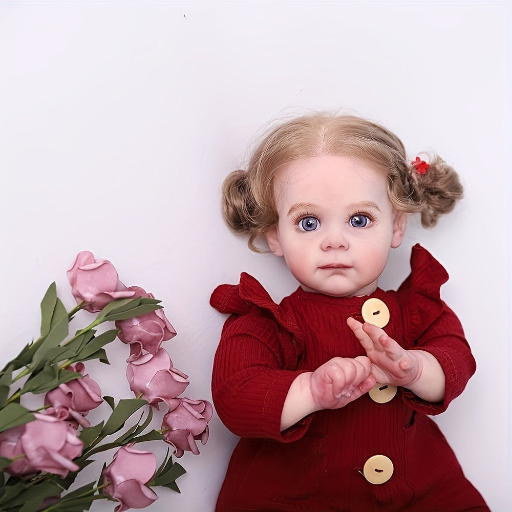 22" Reborn Doll Vinyl Silicone Realistic Lifelike Birthday Gift
