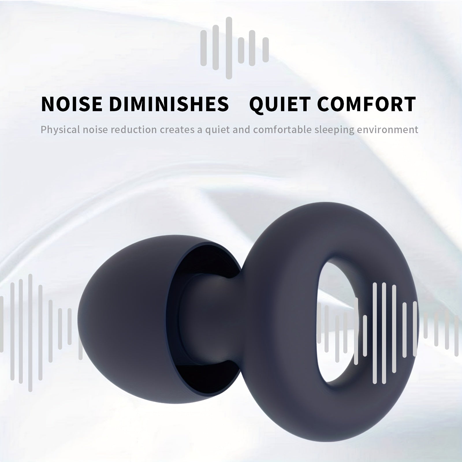 Soft Ear Plugs Noise Reduction Reusable Silicone 4 Pairs Tips XS