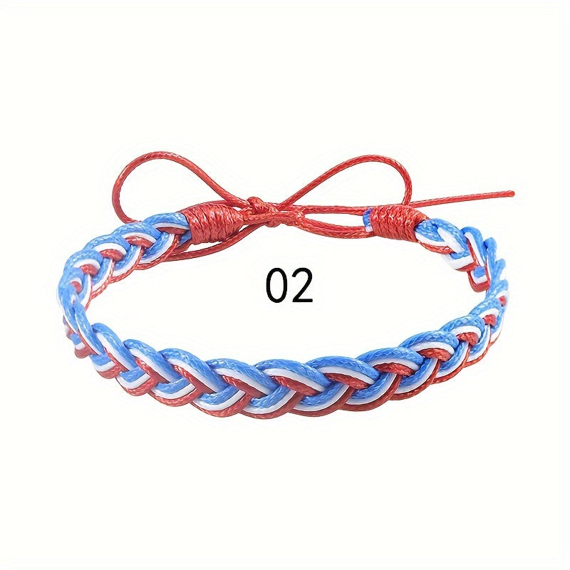 Handwoven Rope Sports Bracelet Bohemian Style Braided Wristband