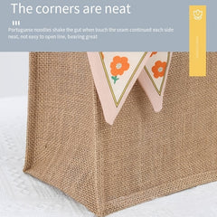 Reusable Linen Shopping Bag Eco Friendly Gift Bag