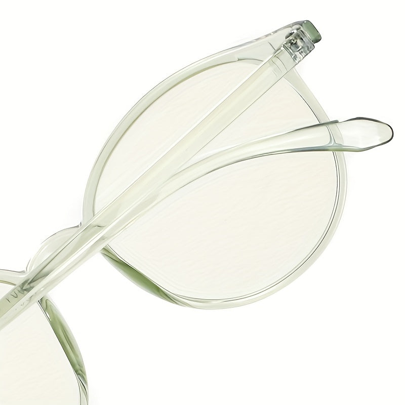 Round Anti Light Glasses For Women Men Casual Jelly Spectacles Frame