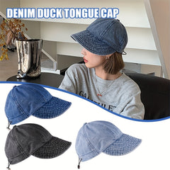 Adjustable Denim Sun Hat UV Protection Bucket Hats for Women