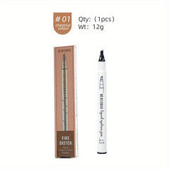 Waterproof Liquid Eyebrow Pencil Long Lasting Makeup 4 Colors
