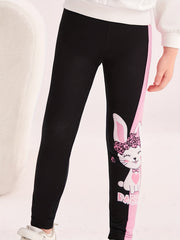 Girls Unicorn Leggings Contrast Legging Pants Spring Summer Fall