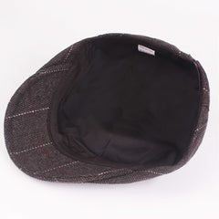 Men's Wool Beret Newsboy Cap Winter Painter Hat