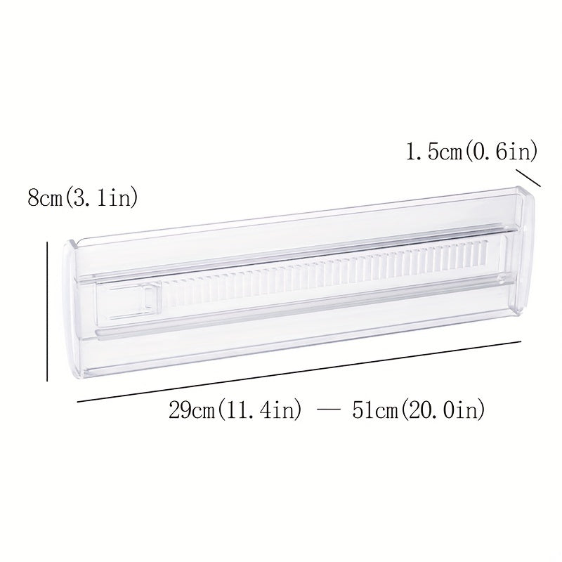 Retractable Transparent Drawer Partition for Underwear and Socks Organization