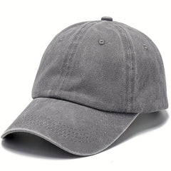 Men's Vintage Baseball Cap Solid Light Plate Cap Outdoor Sun Visor Cap
