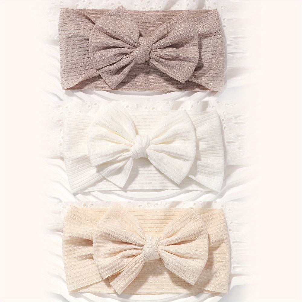 3pcs Bow Headband Hair Accessories for Baby Girls