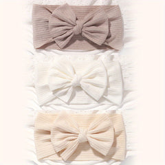 3pcs Bow Headband Hair Accessories for Baby Girls
