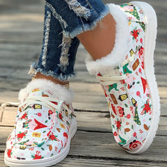 Women's Christmas Tree Snow Boots - Warm & Comfortable