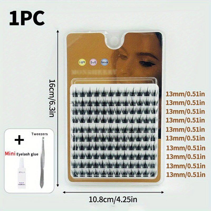 10 Rows Lazy Wild Devil False Eyelashes Set