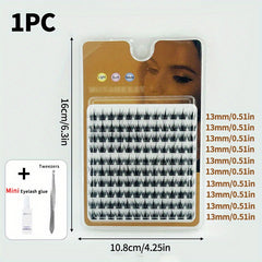 10 Rows Lazy Wild Devil False Eyelashes Set