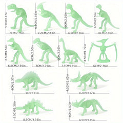 Dinosaur Skeleton Toys Set - T-Rex, Brachiosaurus, Triceratops